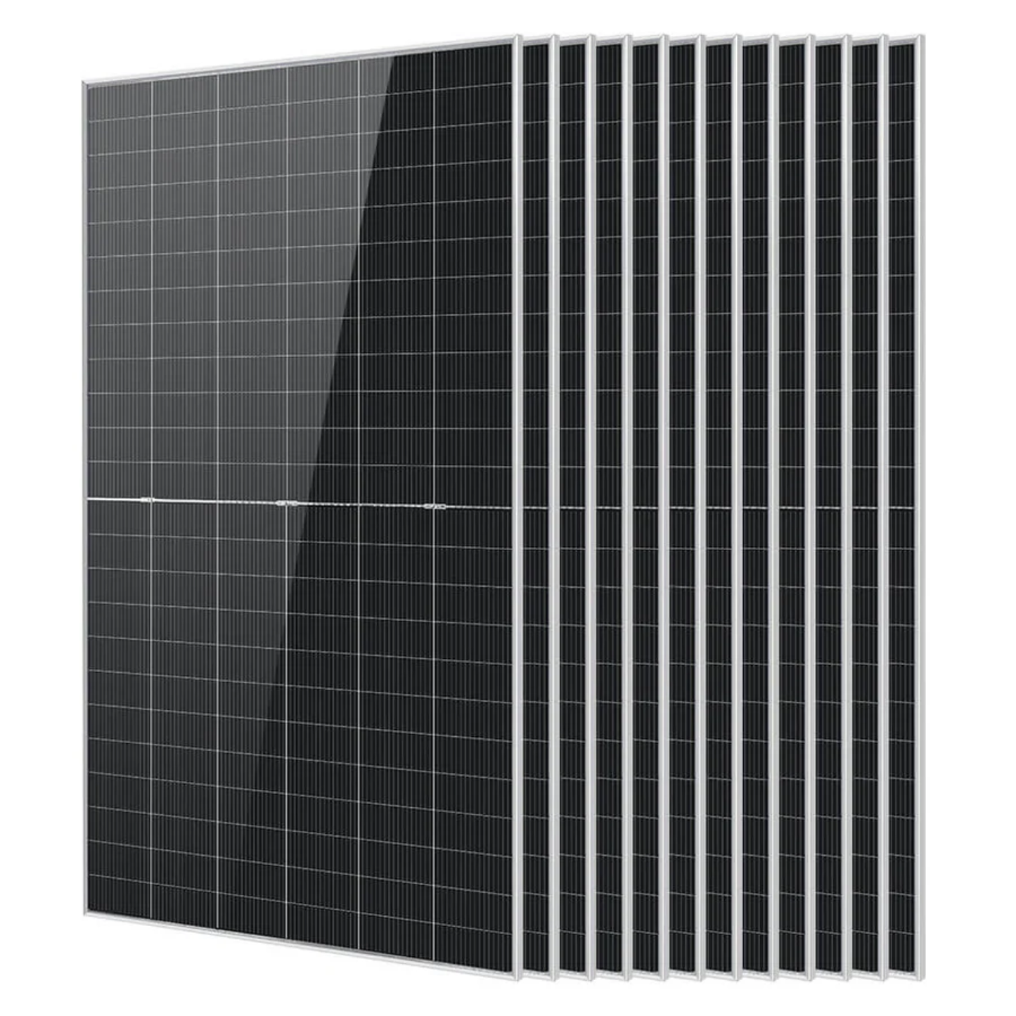 Twelve SunGold Power 590 Watt Bifacial Solar Panel