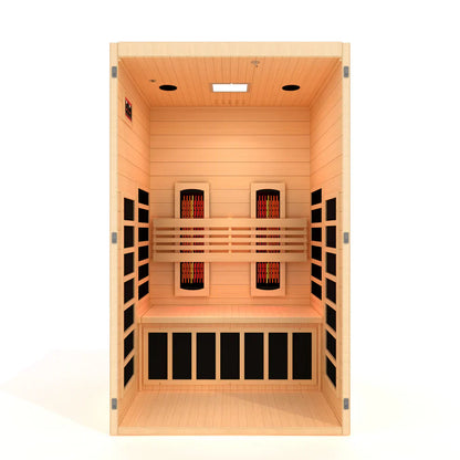 Dynamic Serena 2-Person Full Spectrum Near Zero EMF Infrared Sauna