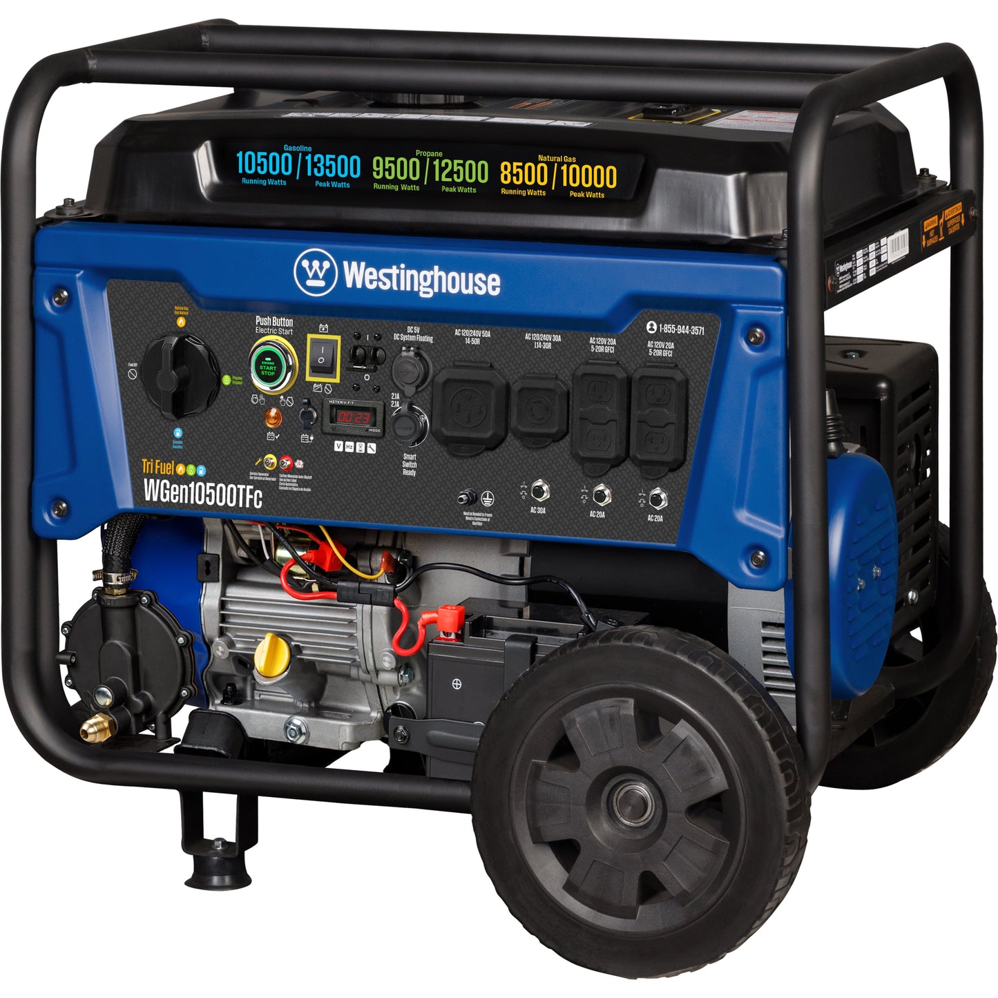 WGen10500TFc - Tri-Fuel with CO Sensor