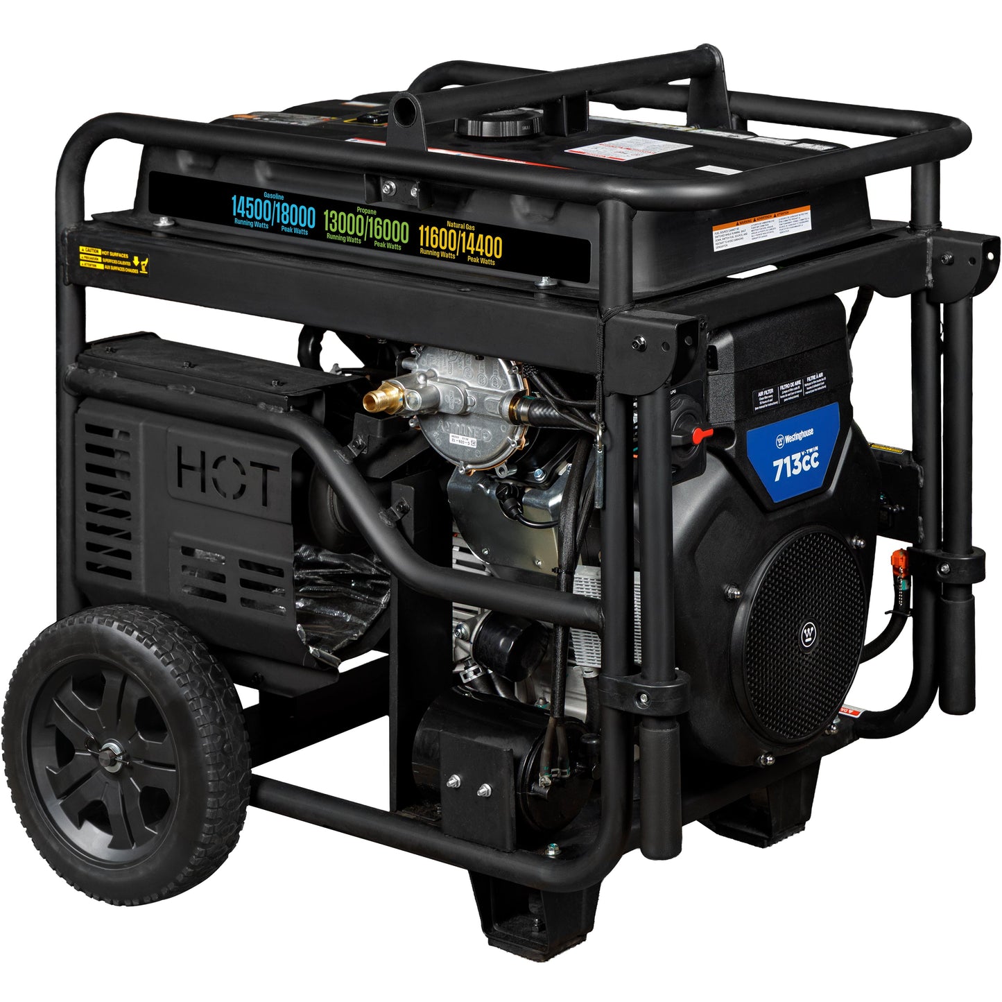 WGen14500TFc - Tri-Fuel with CO Sensor