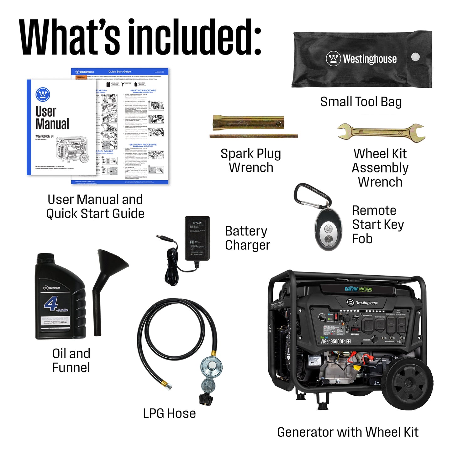 WGen9500DFc EFI - Dual Fuel with CO Sensor