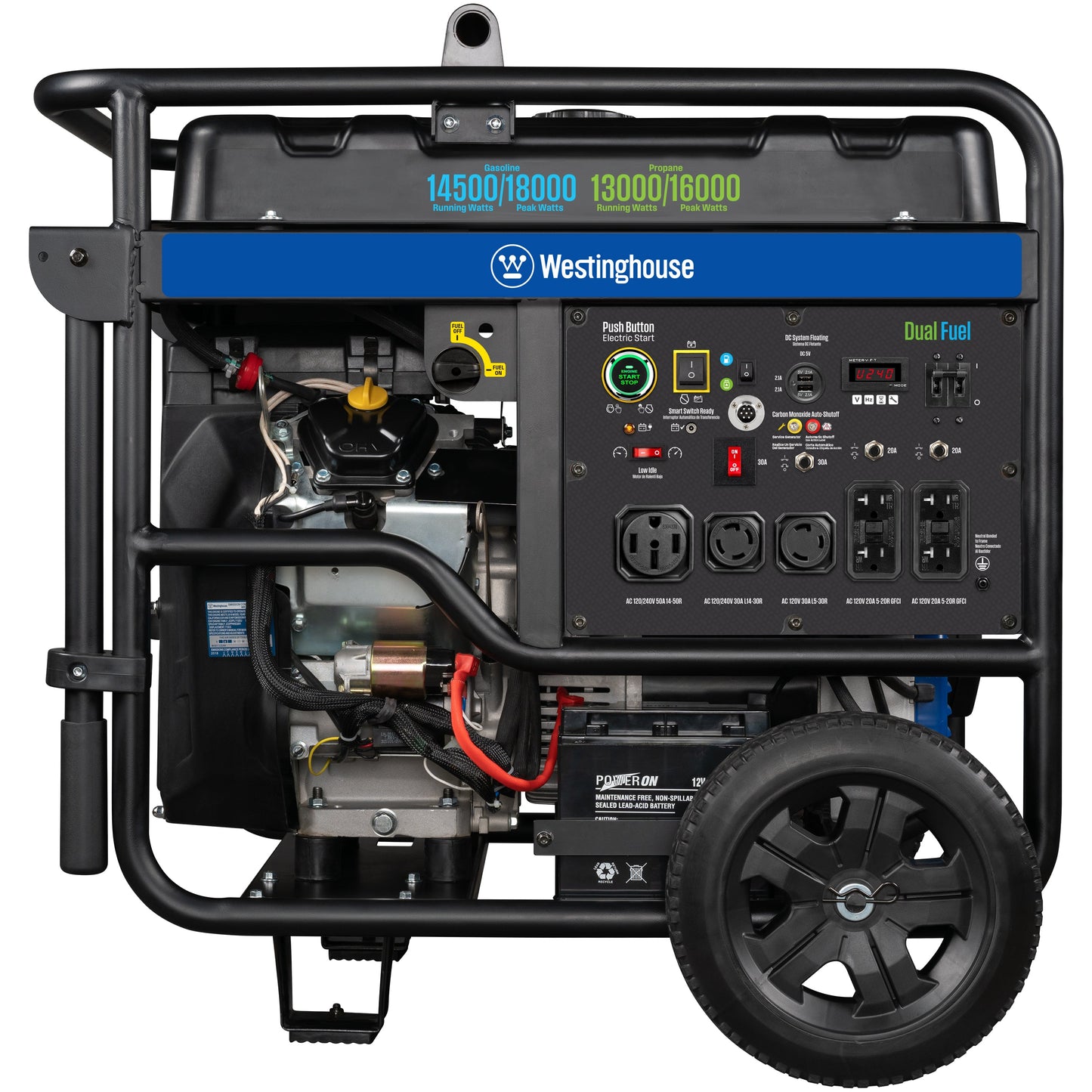 WGen14500DFc Generator - Dual Fuel with CO Sensor