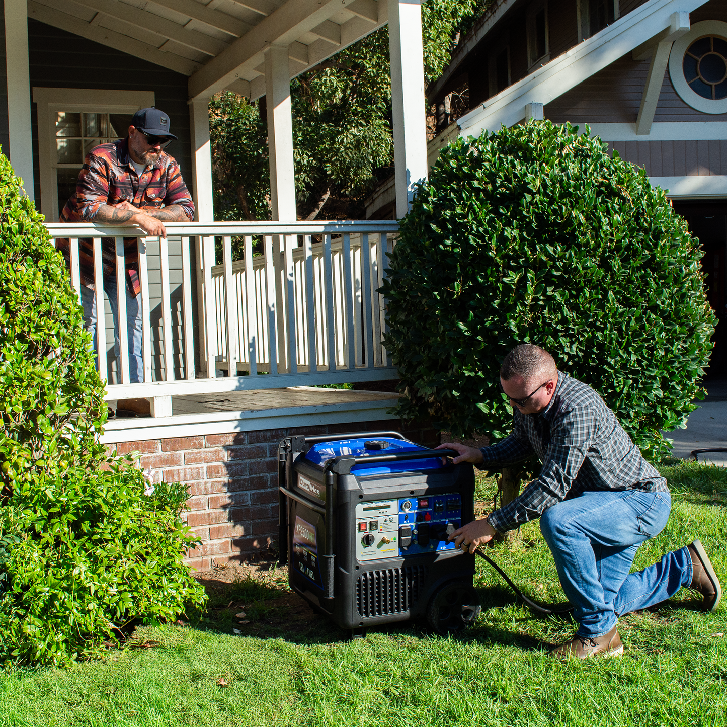 DuroMax XP9500iHT 9,500 Watt Portable Tri Fuel Inverter Generator - Quiet, Low THD