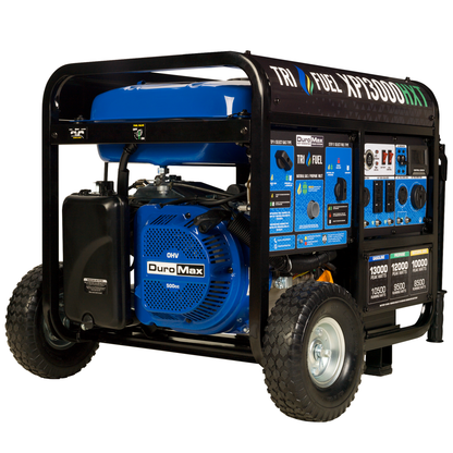 DuroMax XP13000HXT 13,000 Watt Electric Start Tri-Fuel Portable Generator w/ CO Alert