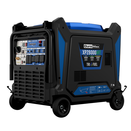 DuroMax XP28000iHT 28,000 Watt Tri Fuel Portable Inverter Generator w/ CO Alert