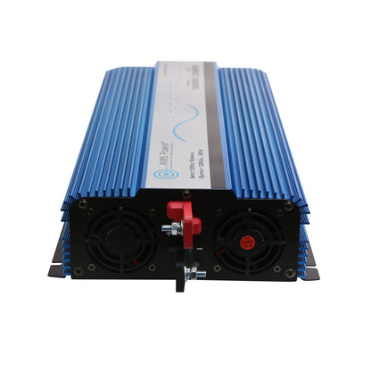 AIMS Power 1000 Watt 12 Volt Pure Sine Inverter Charger Top & Side View