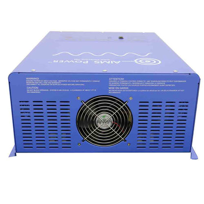 AIMS Power 4000 Watt 24 Volt Pure Sine Inverter Charger Rear View