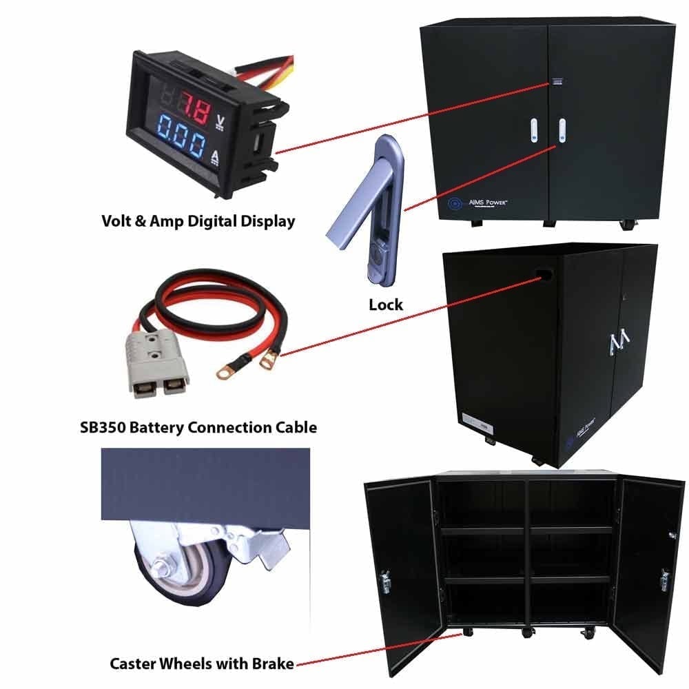 AIMS Power 6kW 48VDC Off-Grid Solar Kit | 3960W Solar