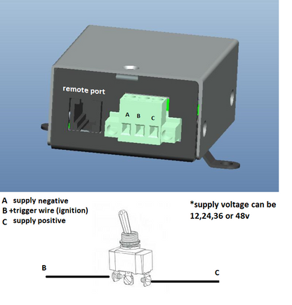 AIMS Power Vehicle Ignition/Toggle Relay Switch for Power Inverters