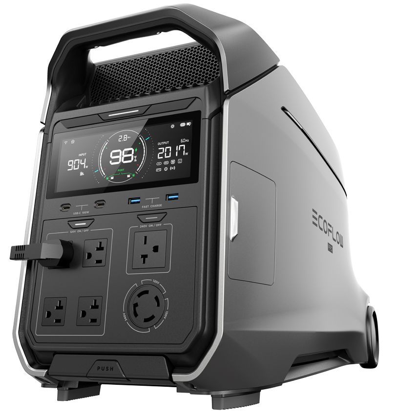 EcoFlow DELTA Pro 3 Portable Power Station + Smart Generator 4000 (Dual Fuel)