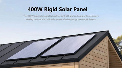 Ecoflow Delta Pro Ultra Expanded Powerstation and Smart Home Panel 2 Kit - 12.2 kWh storage - with 4x 400W Rigid Solar Panels