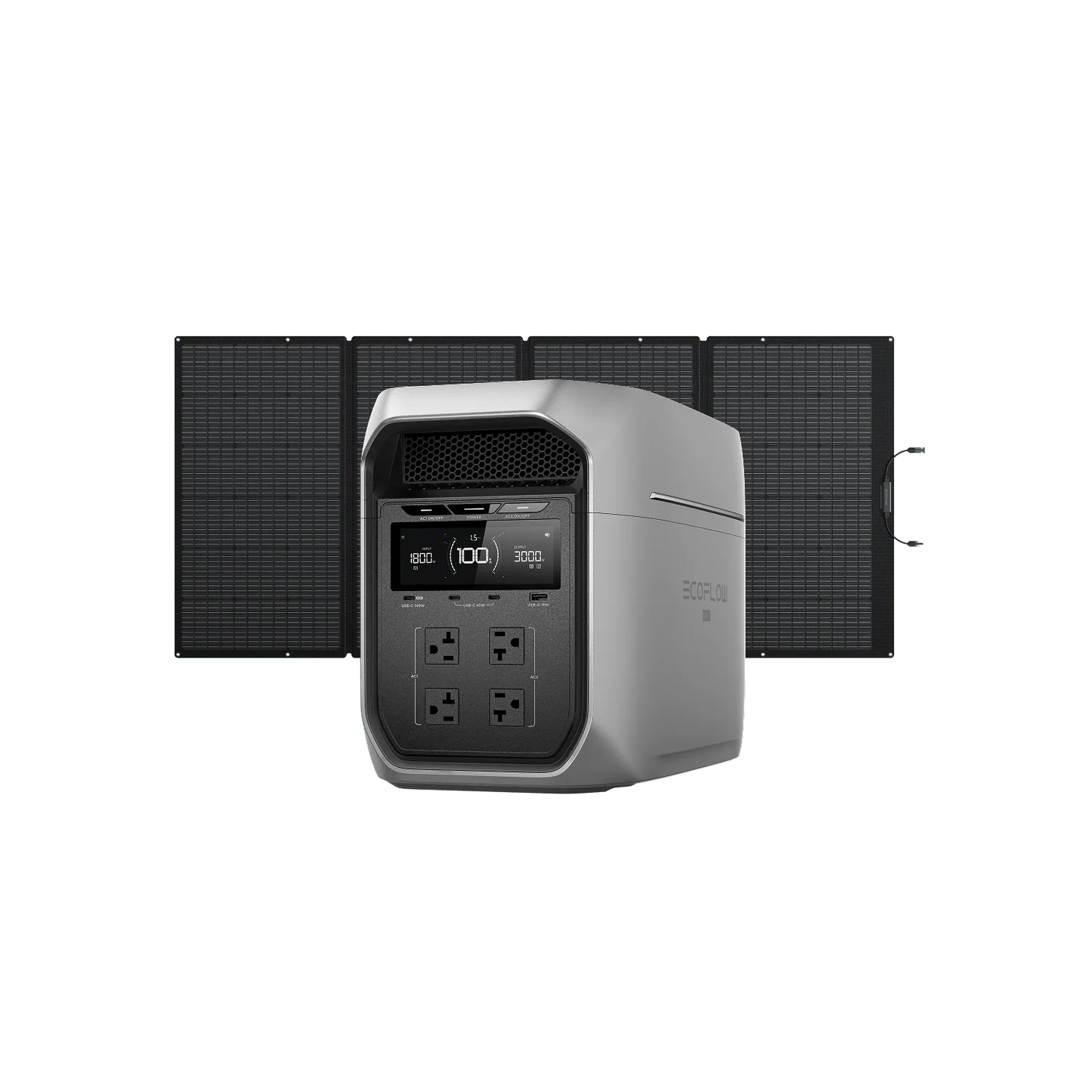 EcoFlow DELTA 3 Max Plus Portable Power Station + 400W solar panel
