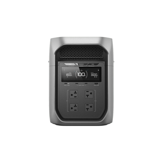 Ecoflow DELTA 3 Max Plus Portable Power Station - Silver