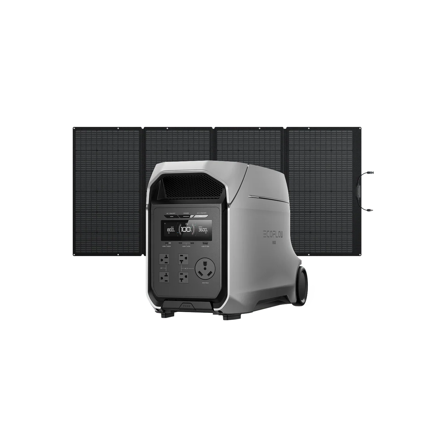 EcoFlow DELTA 3 Ultra Plus Portable Power Station + 400W solar panel