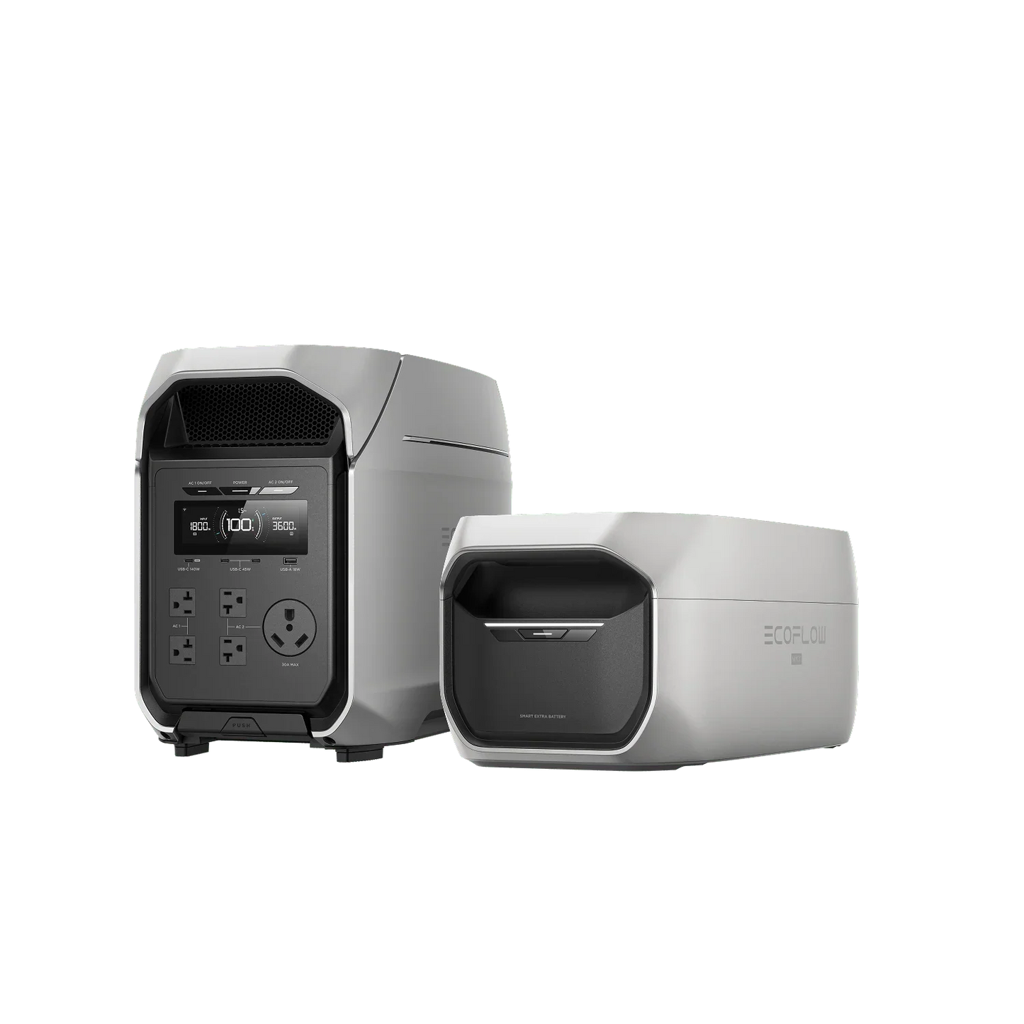 EcoFlow DELTA 3 Ultra Plus Portable Power Station + DELTA 3 Max Plus Smart Extra Battery
