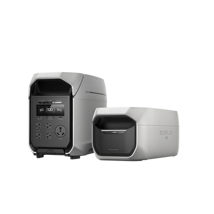 EcoFlow DELTA 3 Ultra Plus Portable Power Station + DELTA 3 Max Plus Smart Extra Battery