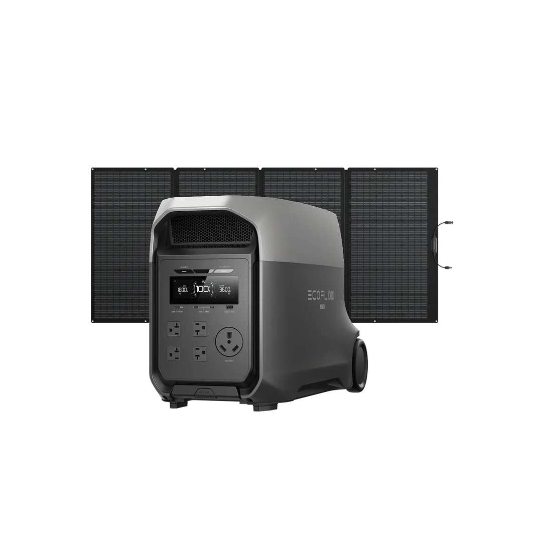 EcoFlow DELTA 3 Ultra Portable Power Station + 400W solar panel