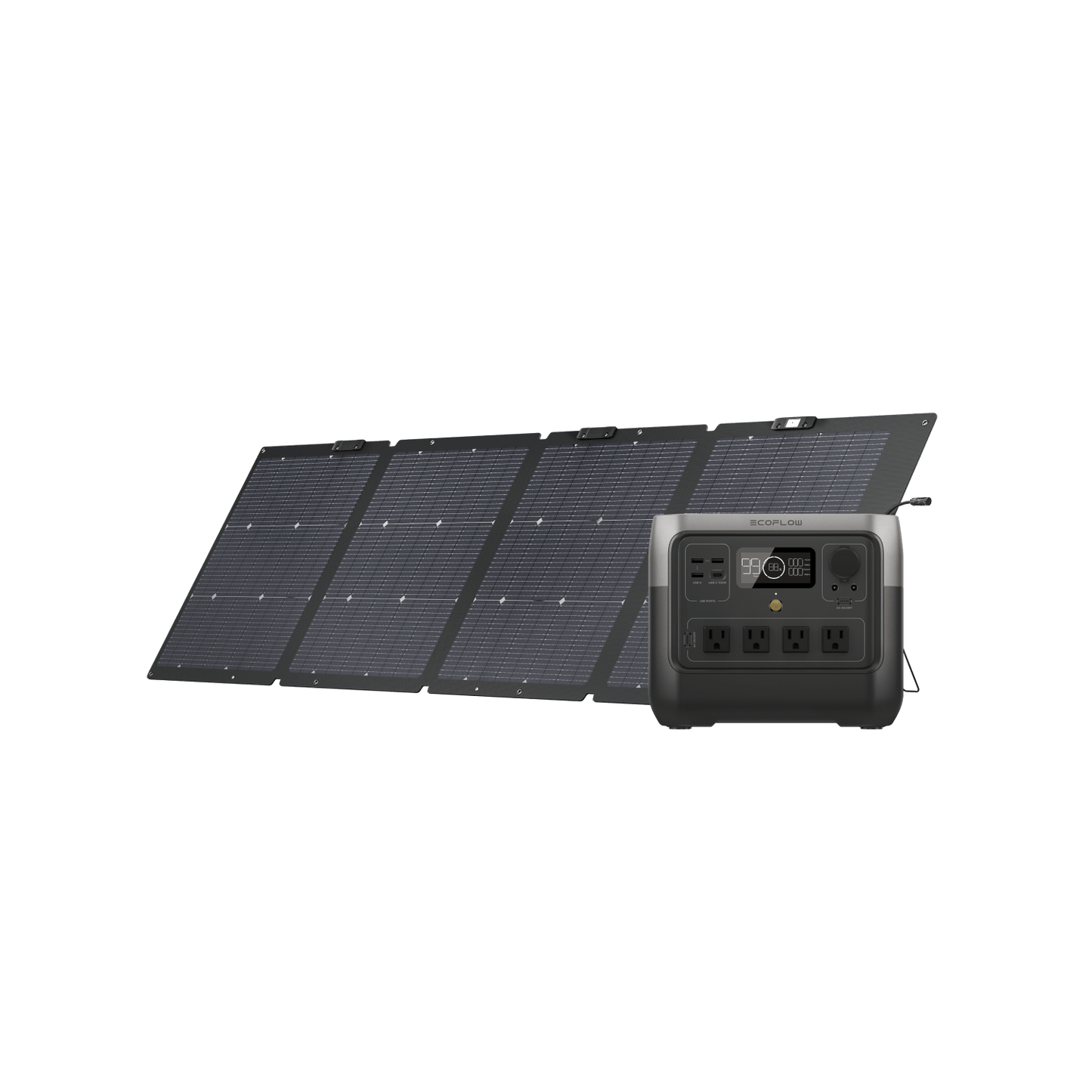 EcoFlow RIVER 2 Pro + 1*220W Portable Solar Panel