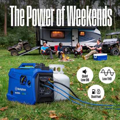 iGen2550DFc Inverter Generator - Dual Fuel with CO Sensor