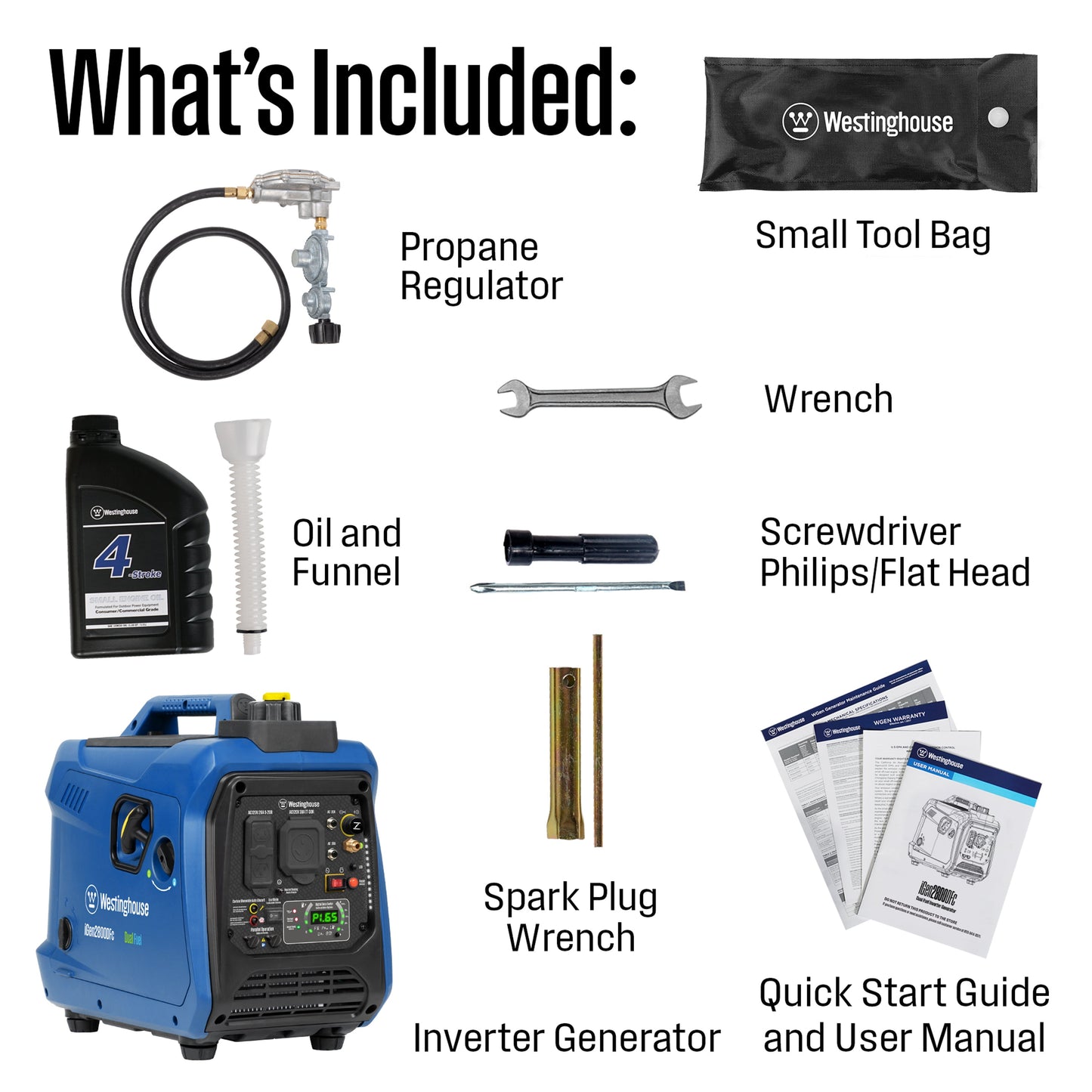 iGen2800DFc Inverter Generator - Dual Fuel with CO Sensor