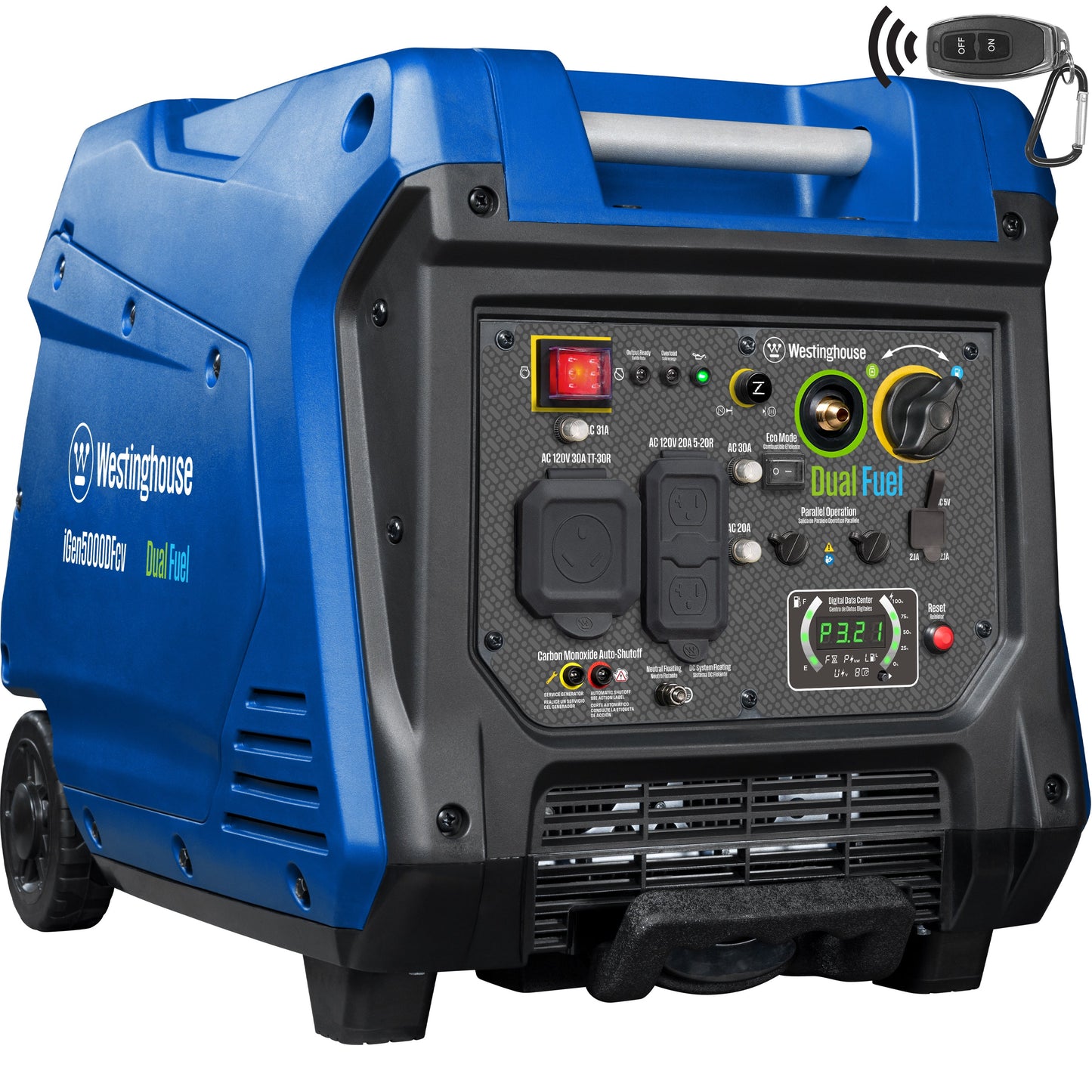 iGen5000DFcv Inverter Generator - Dual Fuel with CO Sensor